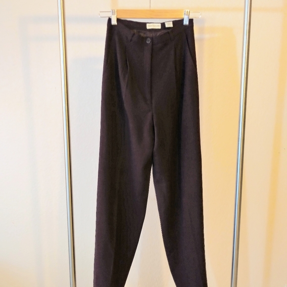 Ann Taylor Pants - Ann Taylor Maroon Wool Dress Pants Lined